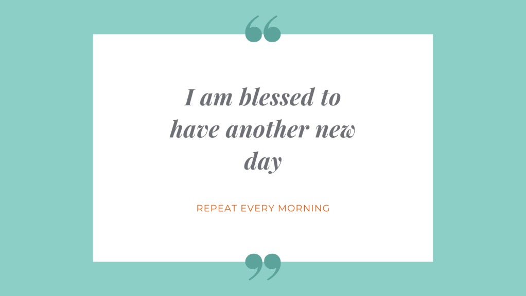 here are 5 signs you're not fulfilling your artistic potential I am bless to have another new day mantra quote