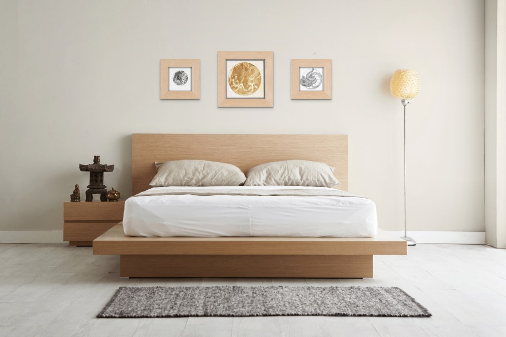 Charlie Kirkham ink drawings and laser engraving L-R "Andromeda in a Cave with a Dragon" 25x26cm, "Andromeda (engraving example 35cm)", "Coiling St George", 14x13cm (unframed).