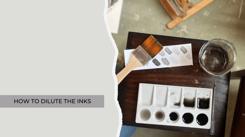 Diluting the inks tips and techniques from Charlie Kirkham