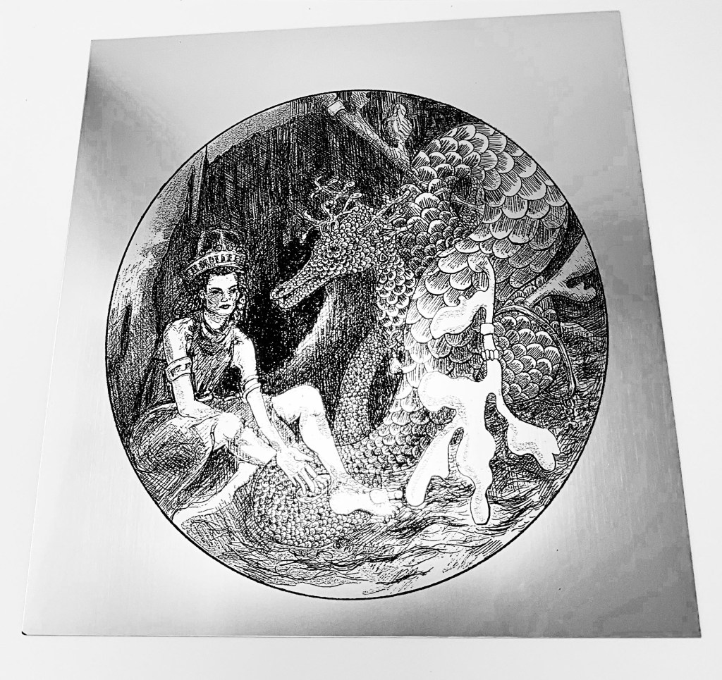 Charlie Kirkham laser cut and engraved artwork