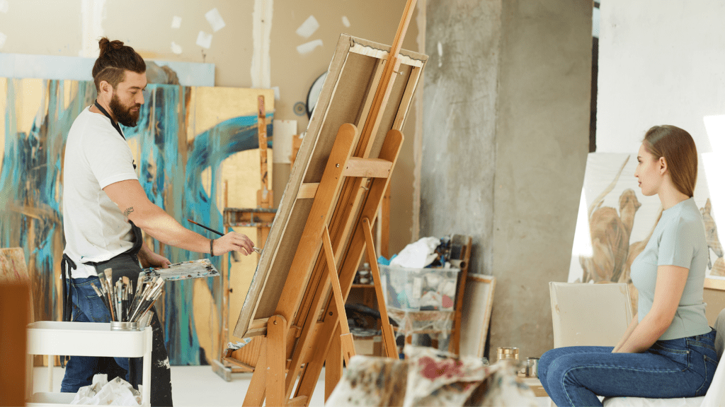 commission work from artist doing a portrait 