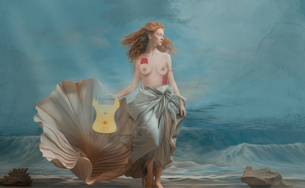 Artwork from Charlie Kirkham'The REbirth of Venus'