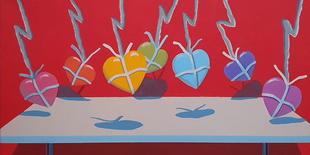 Artwork from Robert Walker 'HeartCharged'