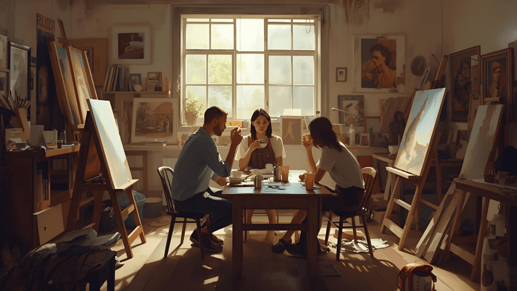 Charlie Kirkham why not to rent an art studio