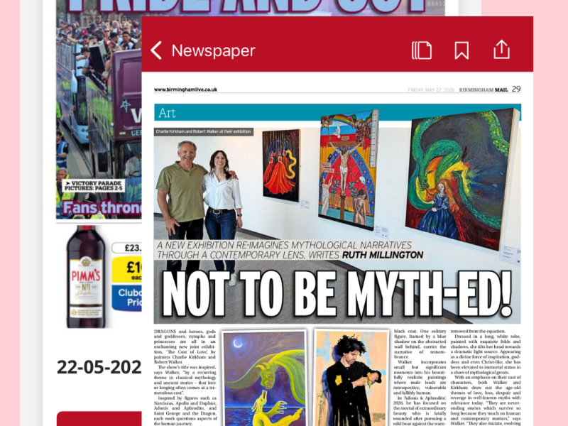 The Cost of Love Exhibition: Hitting the&nbsp;Headlines!