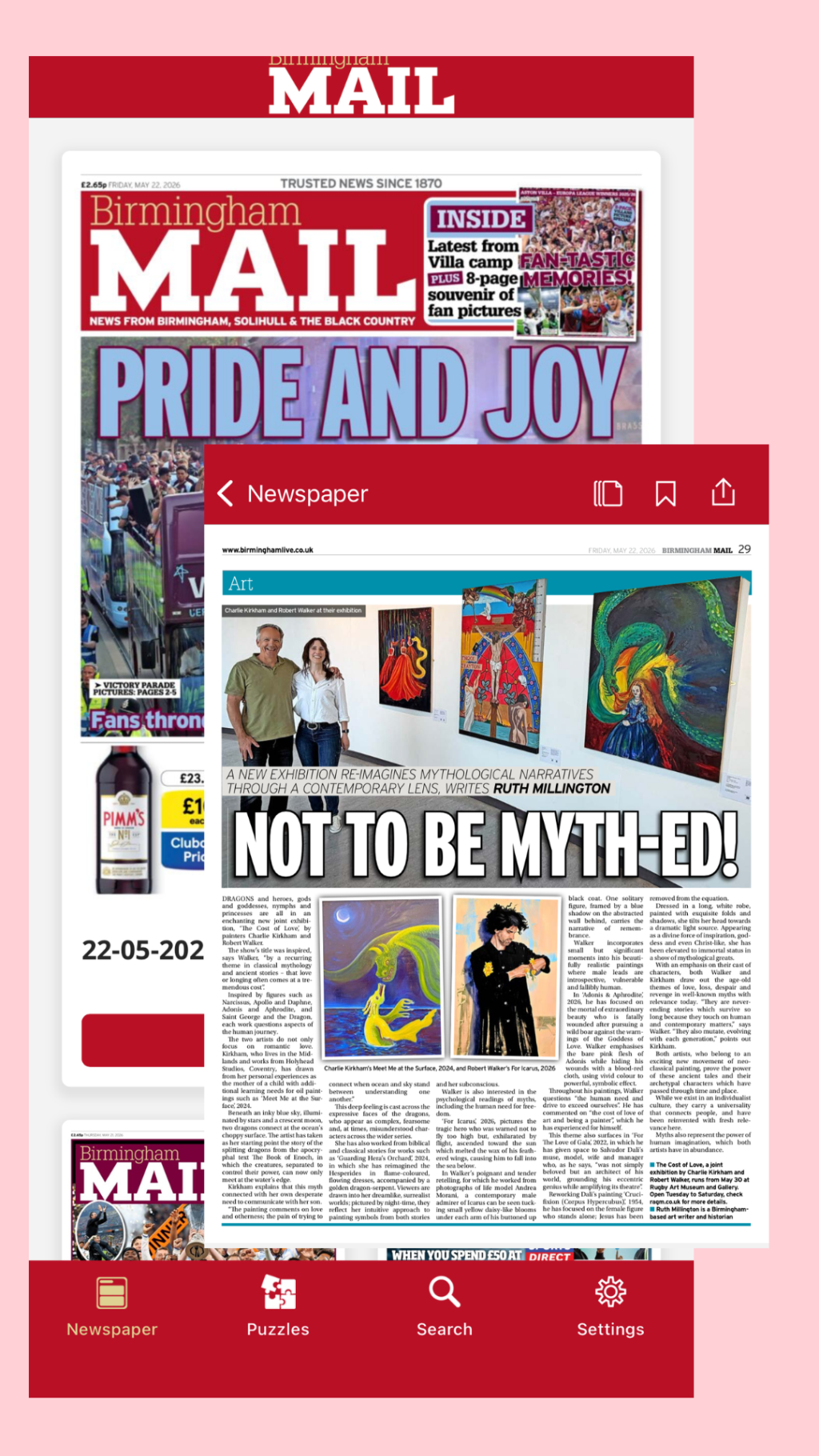 The Cost of Love Exhibition: Hitting the Headlines!